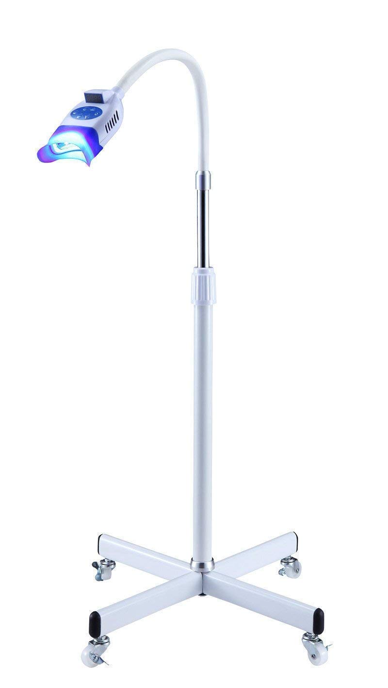 BoNew 36W portable teeth whitening light on a stand for convenient at home sessions
