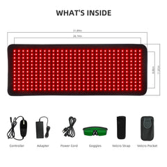 bonodave red light therapy mat compact packaging and setup