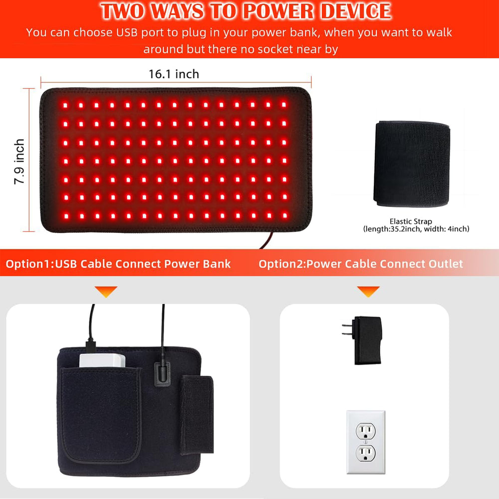 bonodave red light therapy pad for shoulder relaxation and circulation