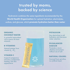 Boobie Hydromom glass with prepared drink ready to sip