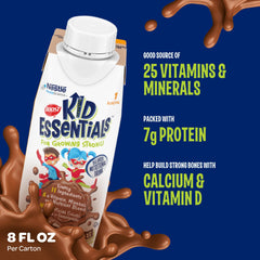 A child enjoying BOOST Kid Essentials Chocolate Craze to support daily protein intake