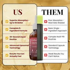 Close-up of Boost Labs Liposomal NAD+ label highlighting potency and liposomal delivery.