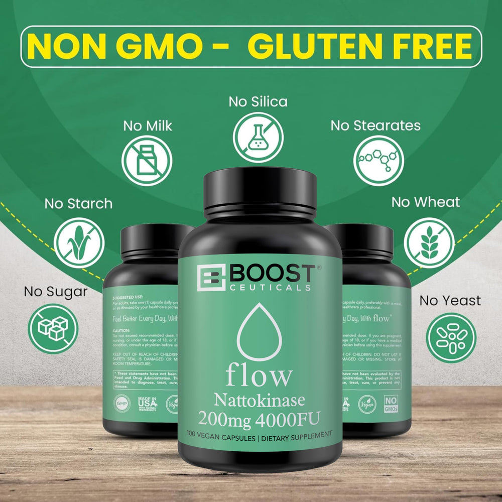 BoostCeuticals nattokinase vegan capsules – plant-based enzyme for circulation