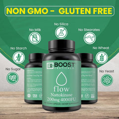 BoostCeuticals nattokinase vegan capsules – plant-based enzyme for circulation