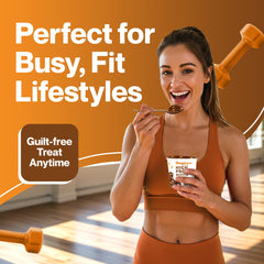 Warm muffin cup ready in minutes; quick breakfast option