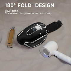 BOQUBOO Eye Massager folds flat for travel portability.