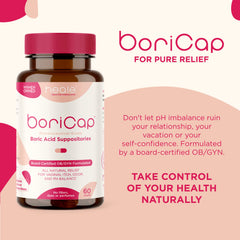 BoriCap Heale 600 mg boric acid suppository ready for use.