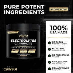 Electrolytes dissolving in water from Born CRNVR for quick hydration.