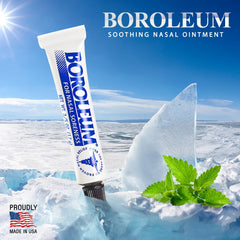 Boroleum menthol nasal gel cools to ease nasal congestion.