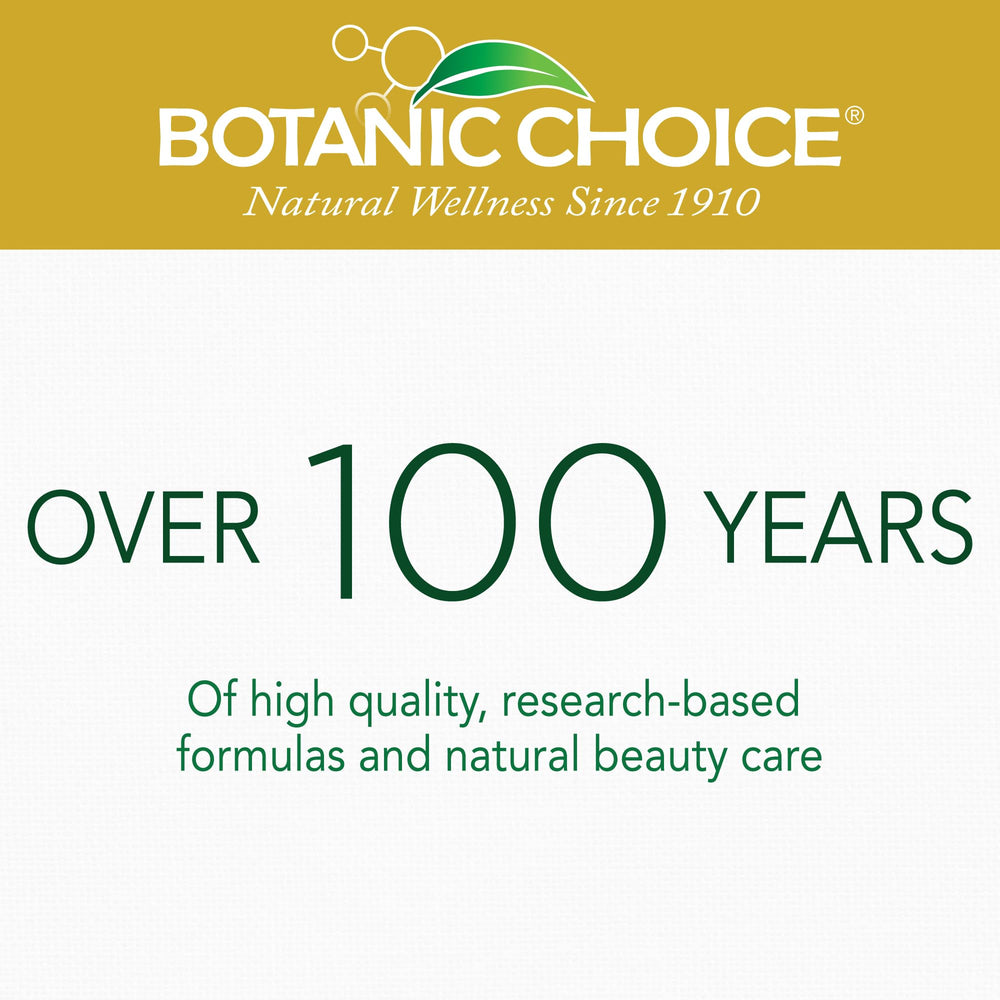 Botanic Choice OptiGold Vision ingredients panel emphasizing lutein, zeaxanthin, and bilberry