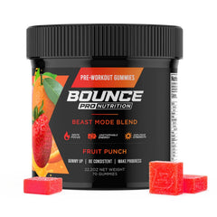 Bounce Pro Pre Beast Mode bottle-pour shows portable energy for workouts