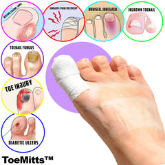 BounceBack MediMitt pack of 10 boxed for toe care