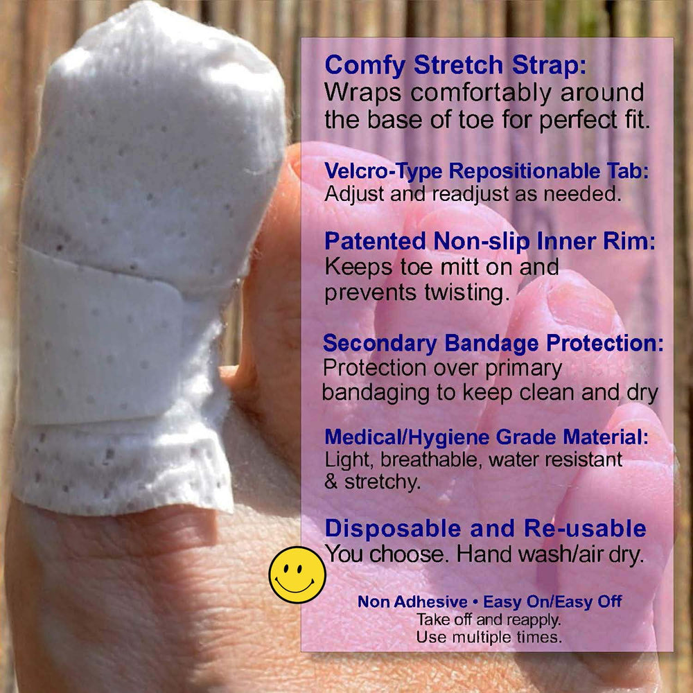 BounceBack MediMitt repositionable tab demonstrates easy readjustment
