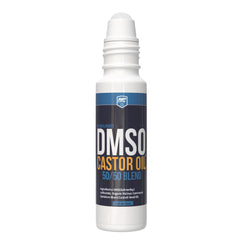 BP Life DMSO Organic Jamaican Black Castor Oil roll-on bottle for smooth, targeted skin hydration
