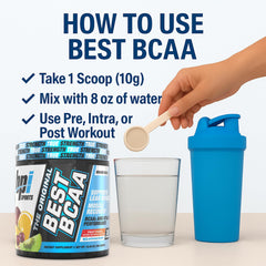 BPI Best BCAA USA-made badge signals quality manufacturing