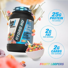 Hydro HD Vanilla Ice Cream shake in glass, smooth texture