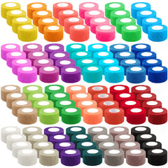 BQTQ 108-roll self-adhesive bandage 1-inch for easy, clip-free wrapping.