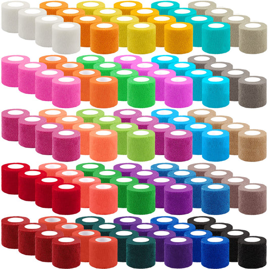BQTQ 120-roll 2-inch bandage in bright colors for fast athletic wraps