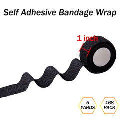 BQTQ self-adhesive bandage wrap on ankle offers dependable hold during activity.