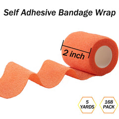 BQTQ colorful bandage wrap in 24 colors for quick color-coding and organization