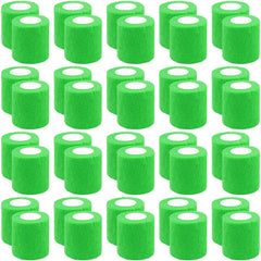 BQTQ self-adherent wrist wrap in neon green, breathable support