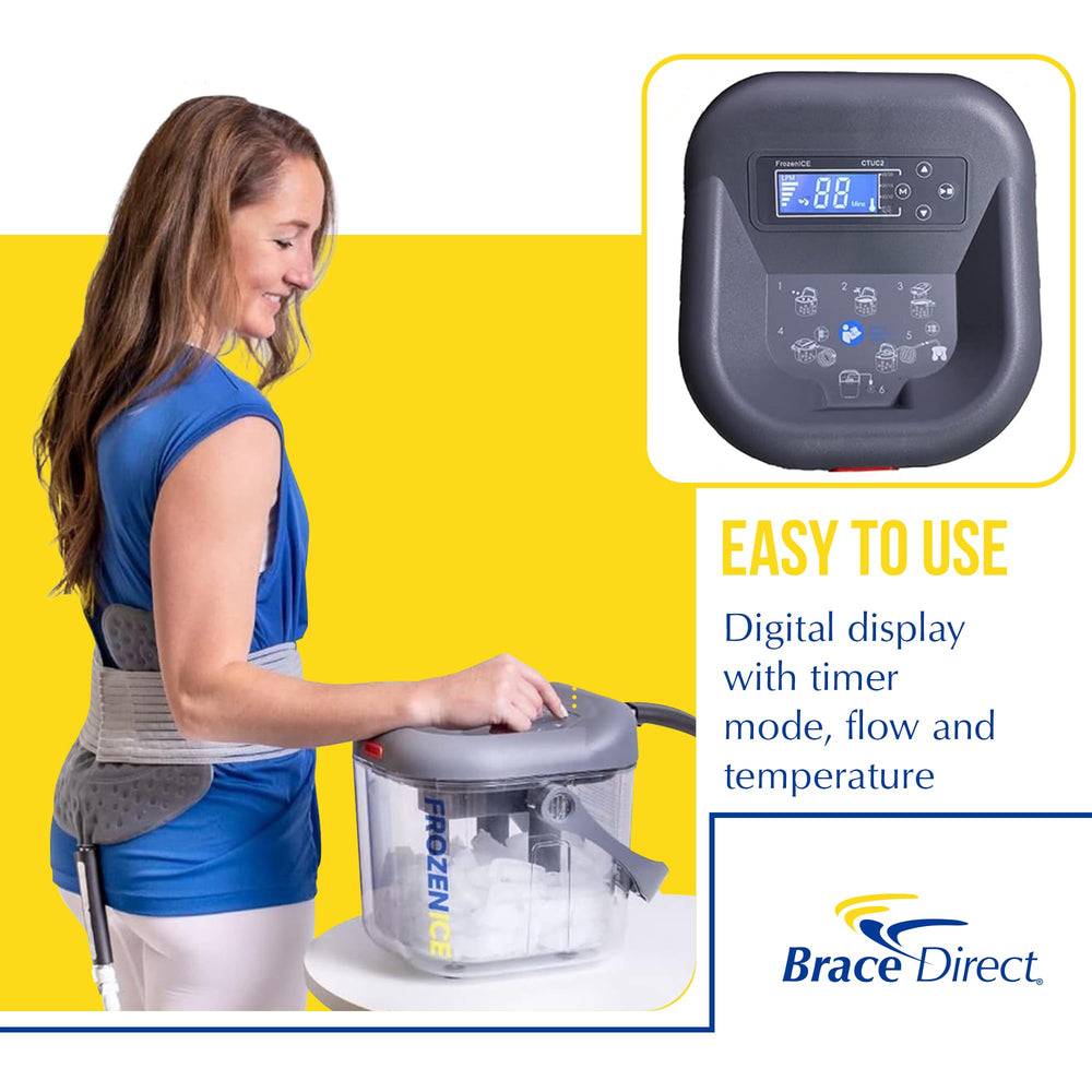 Ultra-quiet, portable design with carry handle for home or clinic use.
