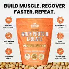 Brad non-GMO soy-free gluten-free whey formula close-up