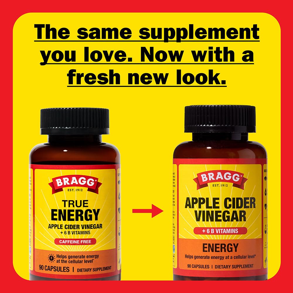 Bragg Energy ACV Capsules packaging transition design with new look