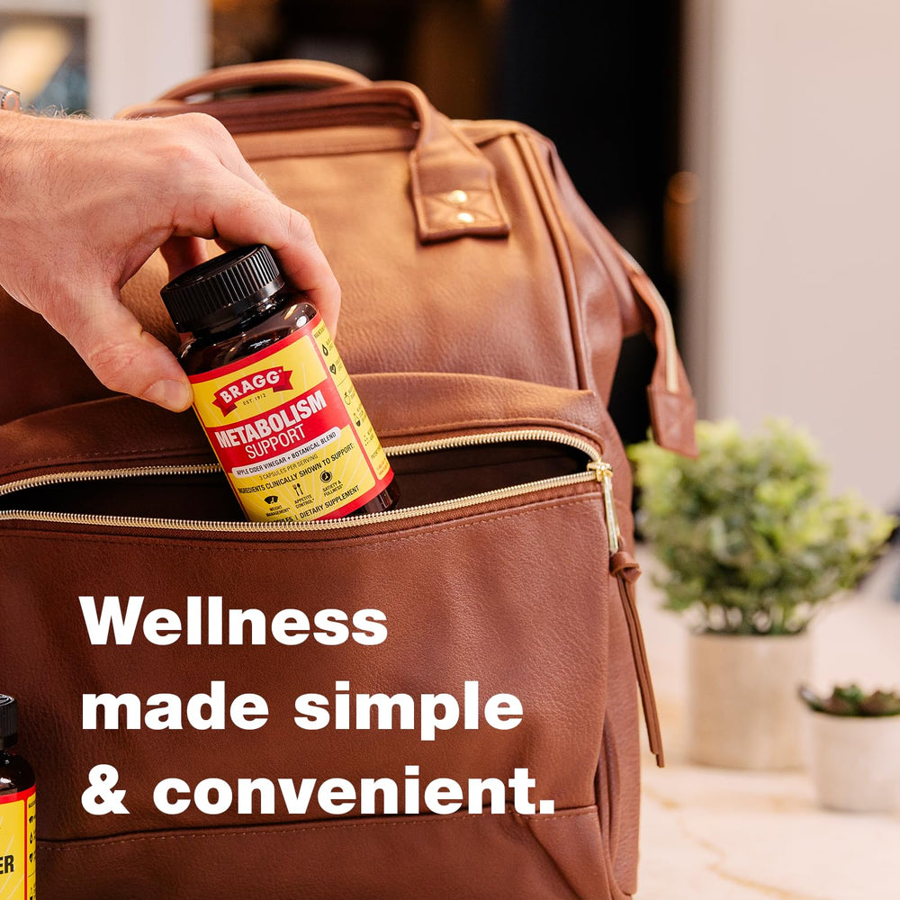 Bragg Metabolism Support hibiscus and lemon verbena botanical blend.