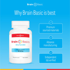Brain Bean Brain Basics Ultra NAC packaging design