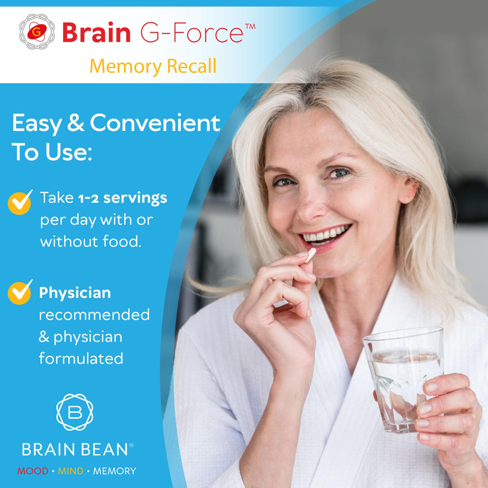 Brain G-Force packaging hero shot communicates quality and reliability