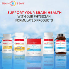 Brain Bean cGMP-certified production scene emphasizes safety