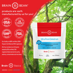Brain Bean glowing hair and skin concept visual showcases potential beauty support