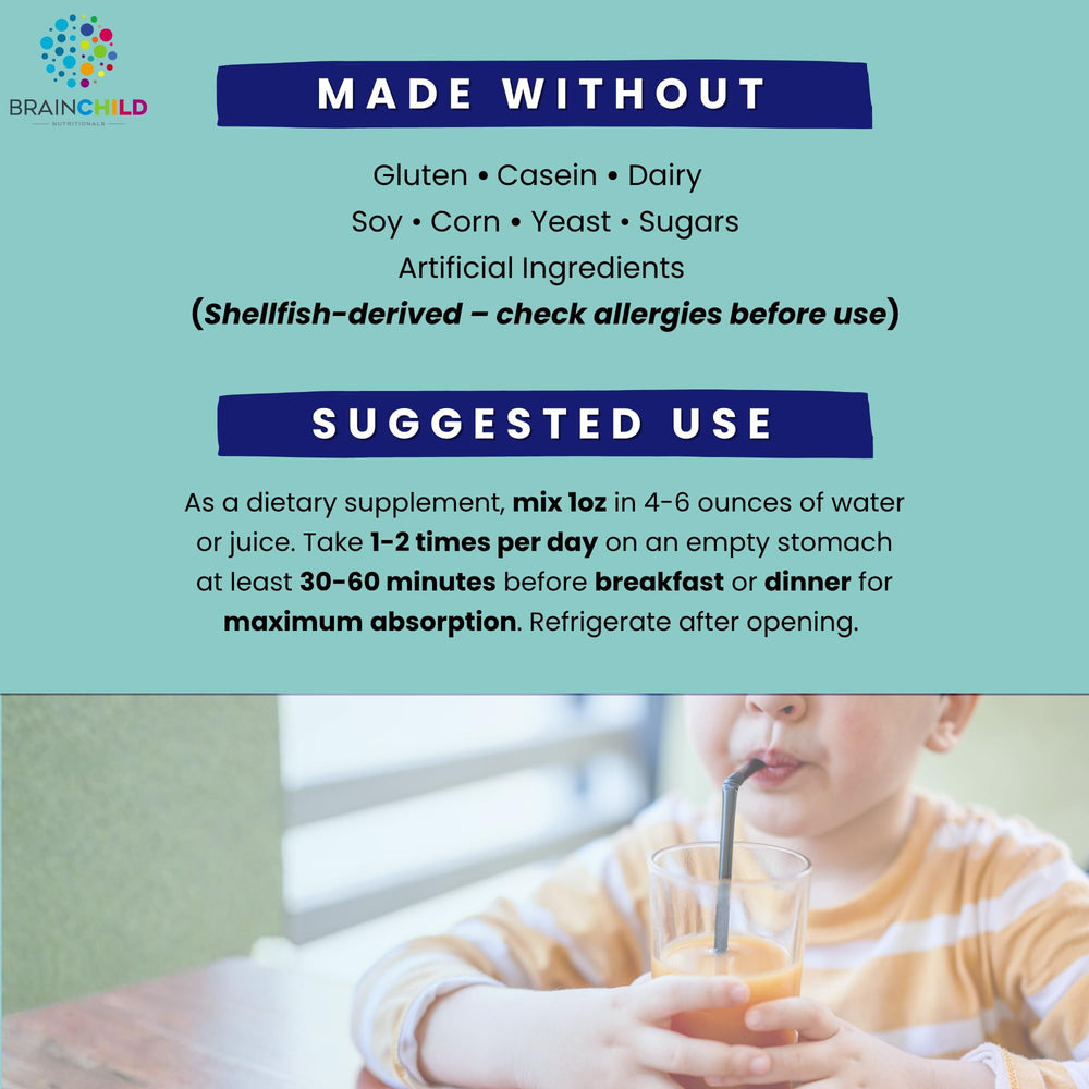 Measuring spoon with IntestiMend for precise empty-stomach dosing.