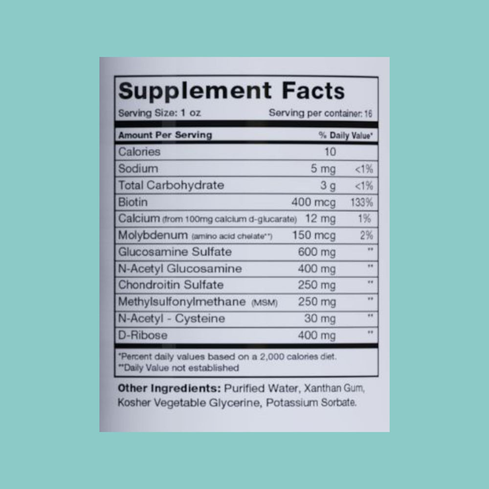 BrainChild IntestiMend label highlights ingredients and allergen info.