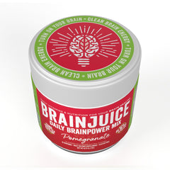 BrainJuice serving scoop ready for daily cognitive support.