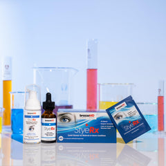 brazmedics brazzoMD Stye Relief professional-use badge on product box.
