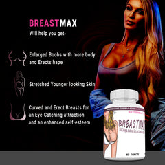 BreastMAX tablets close-up, accessible dose for convenient routines.