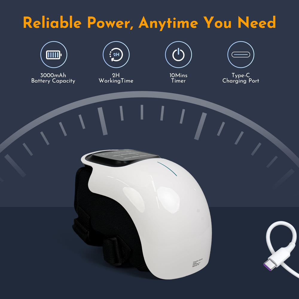 Brenzo knee massager vibration modes enable targeted relaxation.