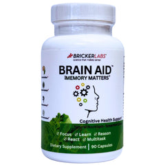 Bricker Labs Brain Aid Memory Matters bottle for daily cognitive support