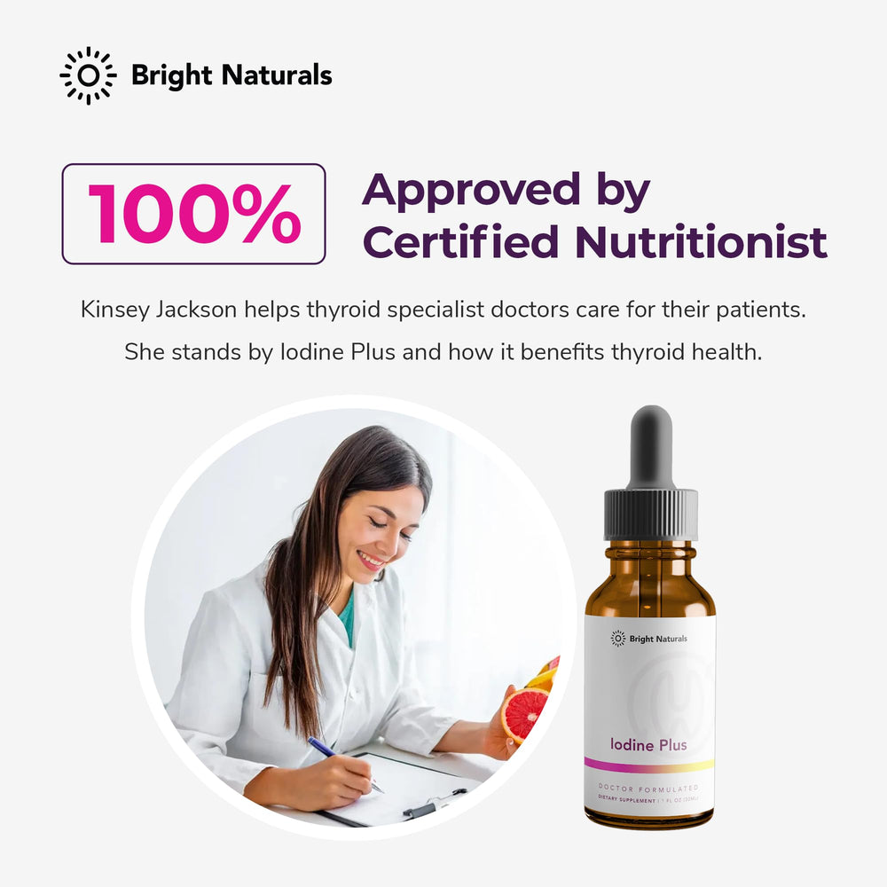Packaging showing 180 servings for kelp-based iodine