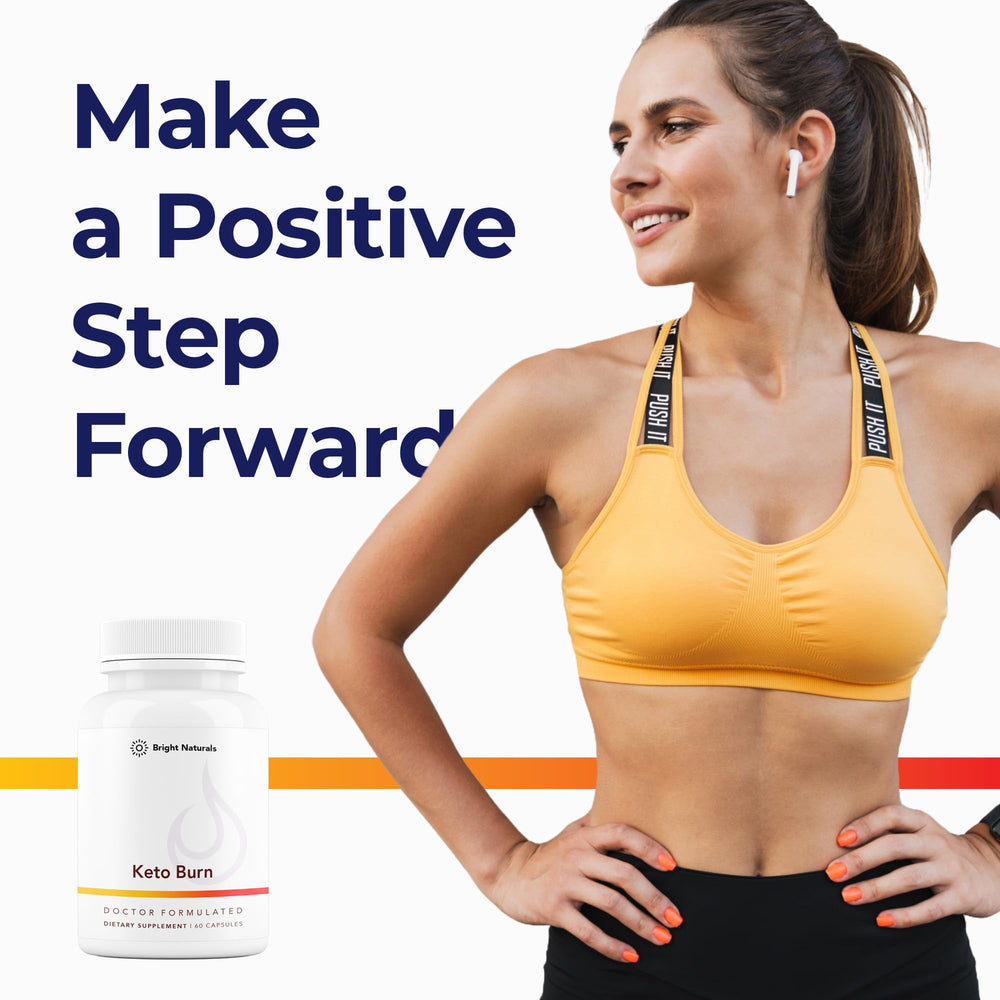 Bright Naturals Keto Burn in-use scene during morning routine supporting energy.