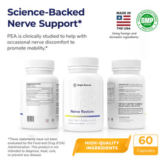 Bright Naturals White Willow Bark extract showing natural comfort support.