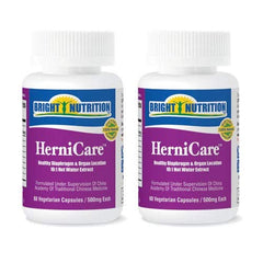 Bright Nutrition HerniCare bottle pour promotes daily abdominal comfort.
