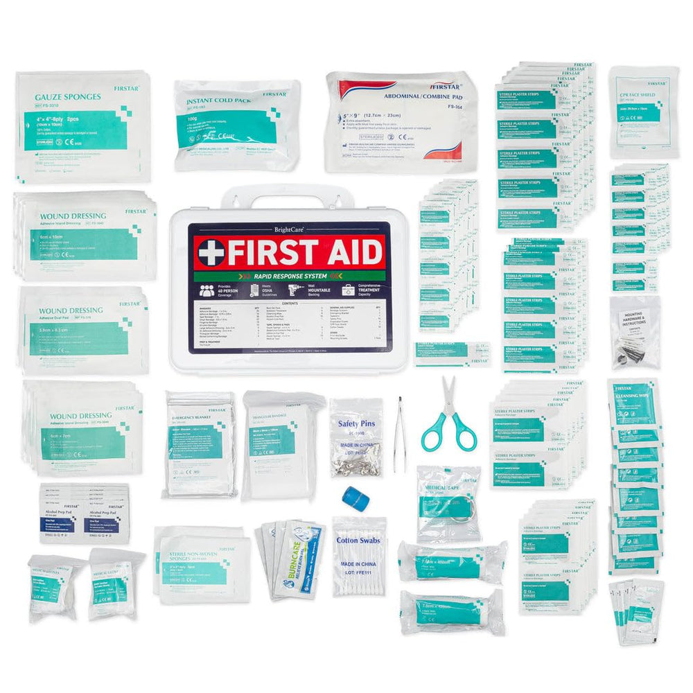 BrightCare hard-shell case protecting medical supplies in busy environments.