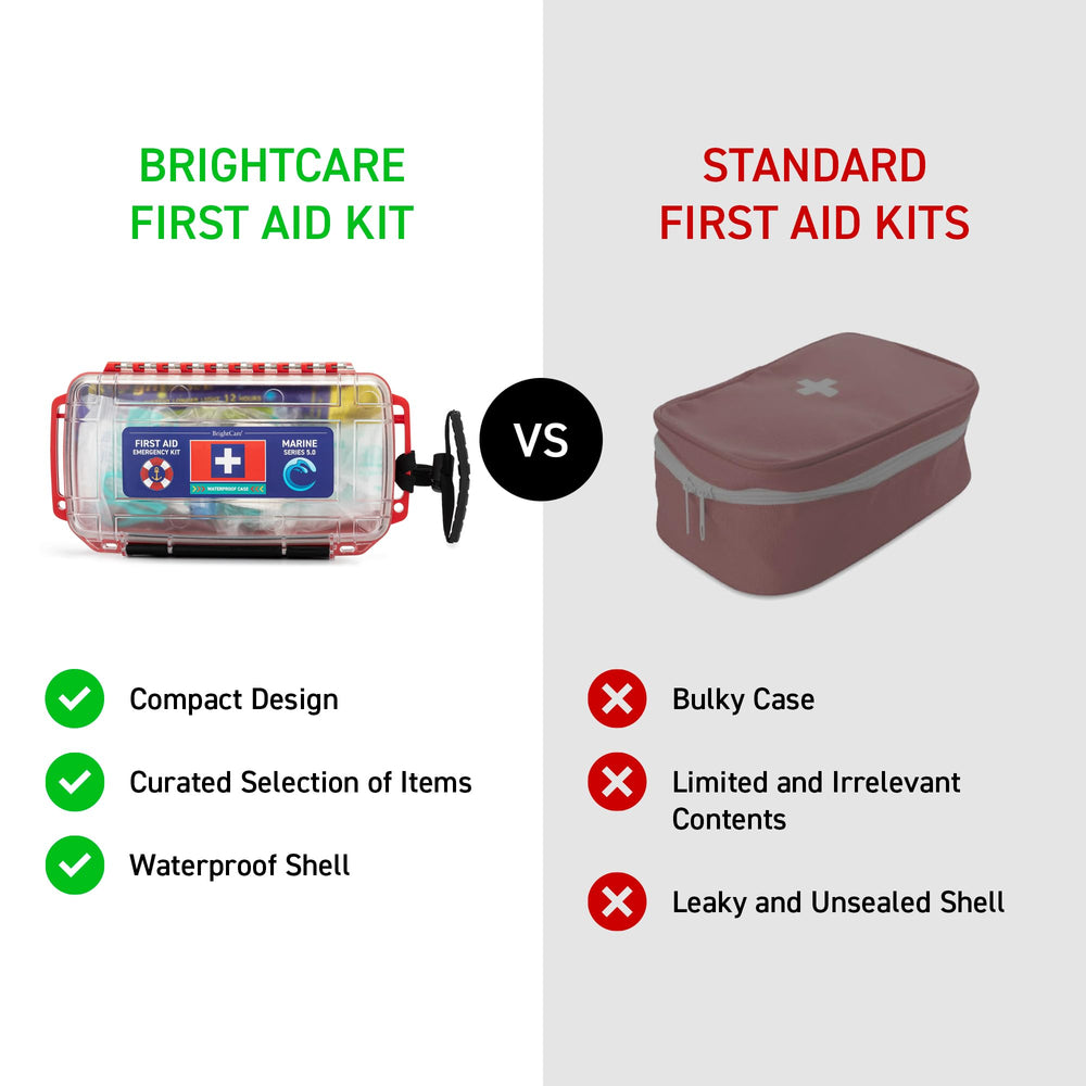 BrightCare kit features a light stick for low-light visibility
