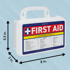BrightCare office friendly first aid kit ready for quick team response