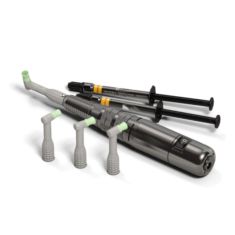 Br brighter Image Lab Bilistic Pro Series tooth polisher front view, ergonomic grip for comfortable home use.