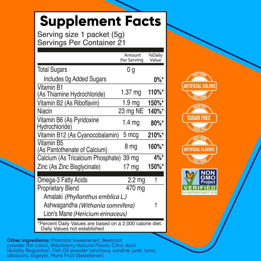 BRIGHTFULL Focus packaging and scoop support convenient daily routines.