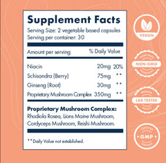 Brilliant Blends ENRICH daily dose bottle for easy adaptogen routine
